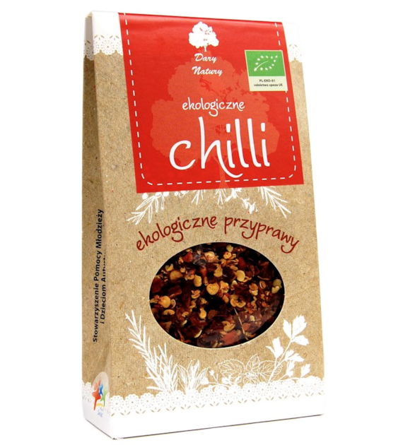 Chilli płatki BIO 30g DARY NATURY