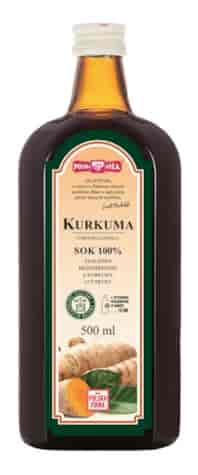 KURKUMA sok 100% 500ml bez dodatku cukru POLSKA RÓŻA
