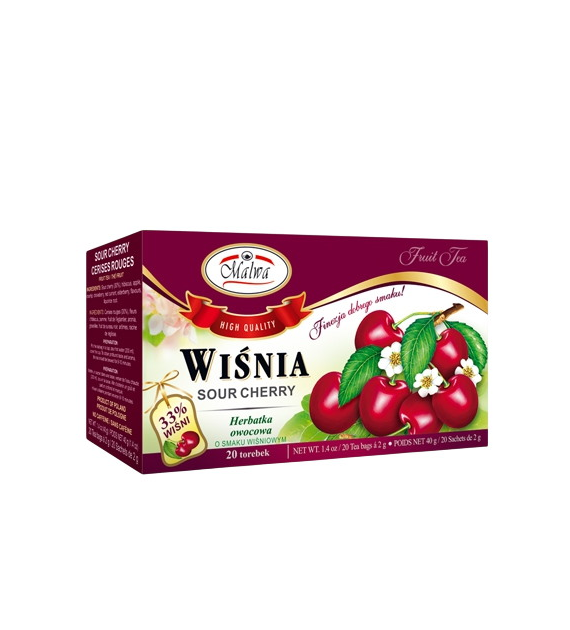 Herbatka wiśniowa fix 25*2g MALWA