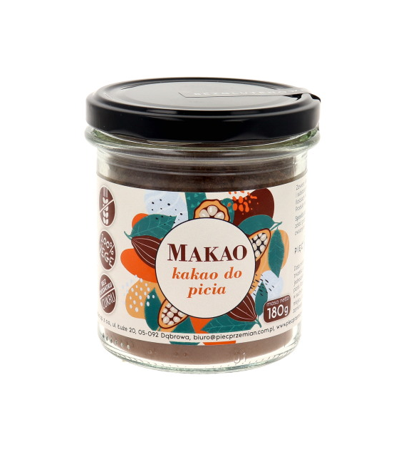 PIĘĆ PRZEMIAN Makao - kakao do picia - słoik 180g