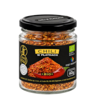 PIĘĆ PRZEMIAN Chili w płatkach bezglutenowe BIO 60g