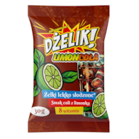 DŻELIK! LIMONCOLA żelki lekko słodzone o smaku coli z limonką 30g STARPHARMA