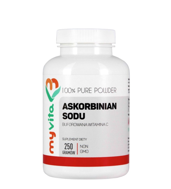 MyVita Askorbinian sodu 250g - Witamina C buforowana