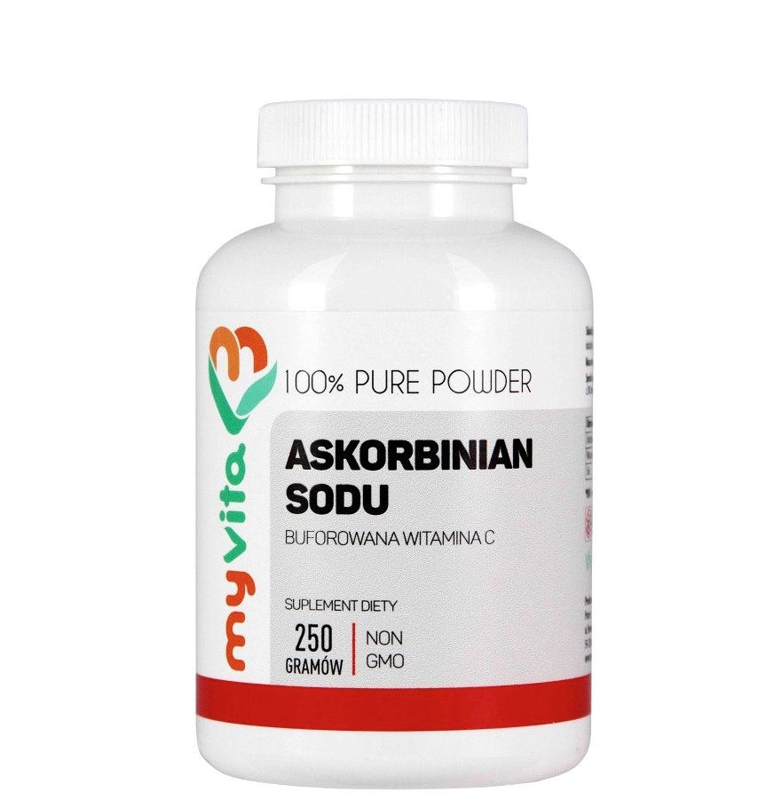 MyVita Askorbinian sodu 250g - Witamina C buforowana