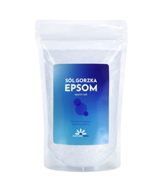 NATURA-MED Sól gorzka EPSOM 1kg - siarczan magnezu