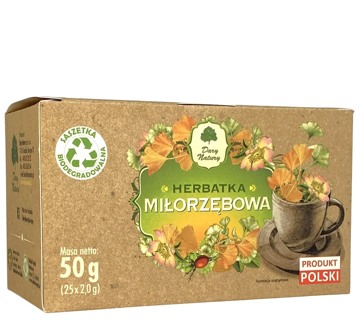 Herbatka Miłorzębowa fix 25*2g DARY NATURY