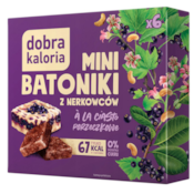 DOBRA KALORIA Mini batoniki a'la ciasto porzeczkowe z nerkowców (6x17g) KUBARA