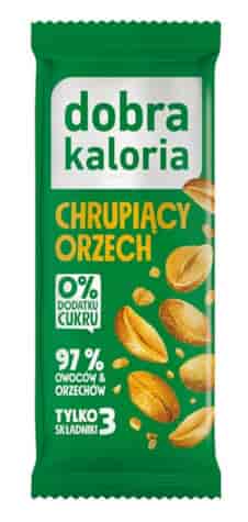 DOBRA KALORIA Baton Chrupiący orzech 35g KUBARA