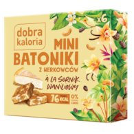 DOBRA KALORIA Mini batoniki a'la sernik waniliowy z nerkowców (6x17g) KUBARA