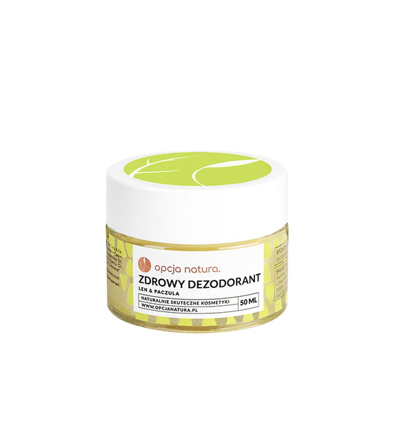 Zdrowy dezodorant len i paczula 50ml OPCJA NATURA
