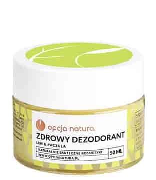 Zdrowy dezodorant len & paczula 50ml OPCJA NATURA