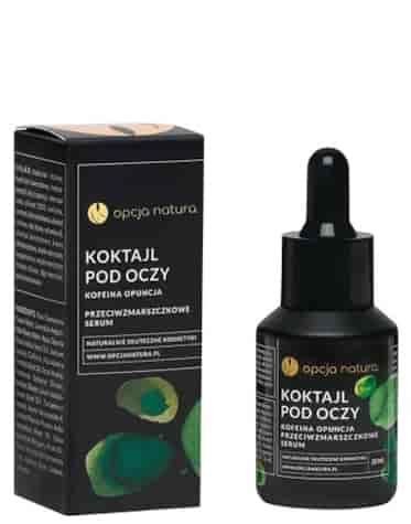 Koktajl pod oczy kofeina opuncja 30ml OPCJA NATURA - przeciwzmarszczkowe serum