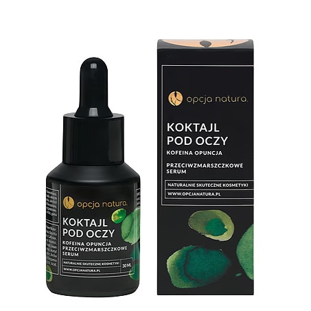 Koktajl pod oczy kofeina opuncja 30ml OPCJA NATURA - przeciwzmarszczkowe serum