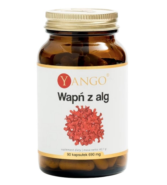 YANGO Wapń z Alg Czerwonych 90 kaps.
