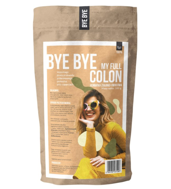 Herbatka BYE BYE my full colon 100g (zaparcia, leniwe jelito)