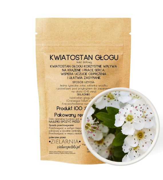 Głóg kwiat 50g ZIELARZPOLSKI.PL