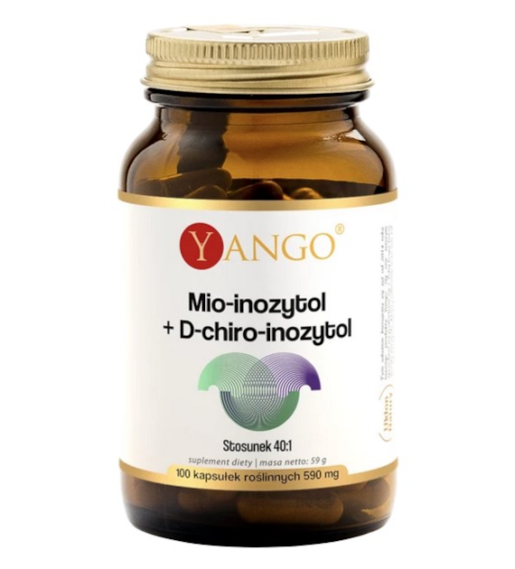 YANGO Mio-inozytol + D-chiro-inozytol - 100 kaps.