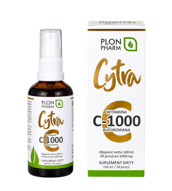 Cytra - witamina C-1000 buforowana w kroplach 100ml PLON PHARM
