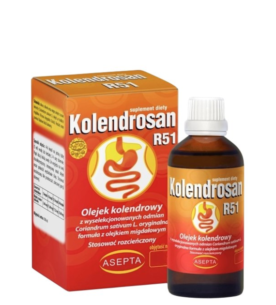 ASEPTA Kolendrosan R51 10ml - olejek kolendrowy i migdałowy