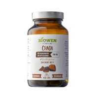 BIOWEN Chaga 400 mg, 90 kaps. - 40% polisacharydów, 30% beta-glukanów
