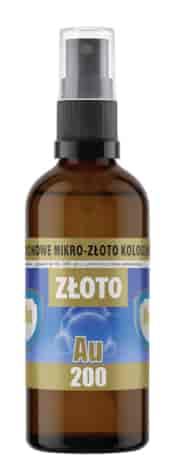 Mikro-Złoto koloidalne SPRAY Au200 20ppm 100ml PRO AKTIV