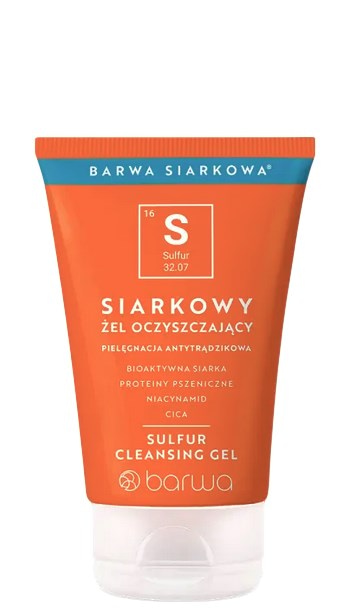 SIARKOWA Żel do twarzy oczyszczający siarkowy 120ml BARWA