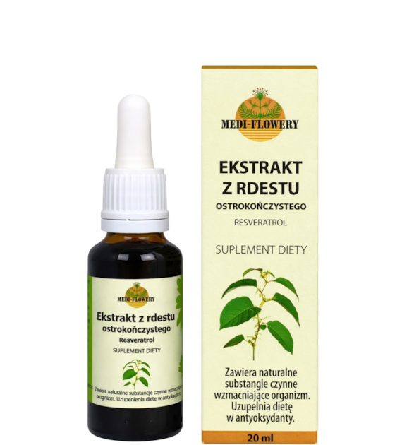 Ekstrakt z rdestu ostrokończystego 20ml (rdest japoński) MEDI-FLOWERY