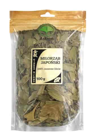 ASTRON Miłorząb japoński suszone liście 100g