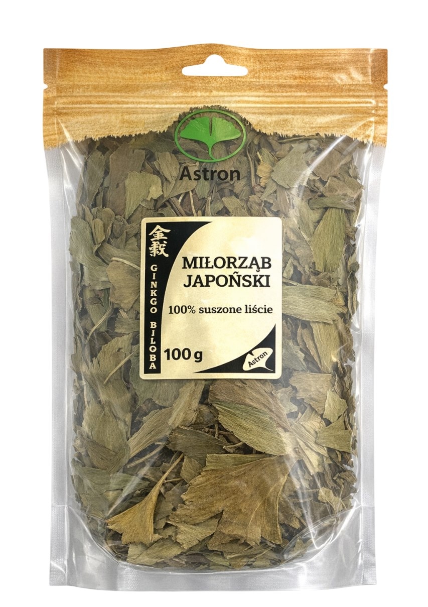 ASTRON Miłorząb japoński suszone liście 100g
