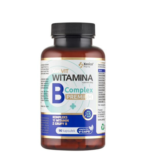 XeniVIT Witamina B Complex Premium, 90 Vcaps. XENICO PHARMA