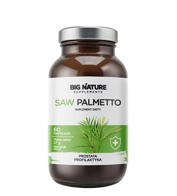 BIG NATURE Kapsułki Saw Palmetto ekstrakt 60 kaps.