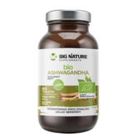 BIG NATURE Tabletki Ashwagandha BIO 500mg, 90 tabl.