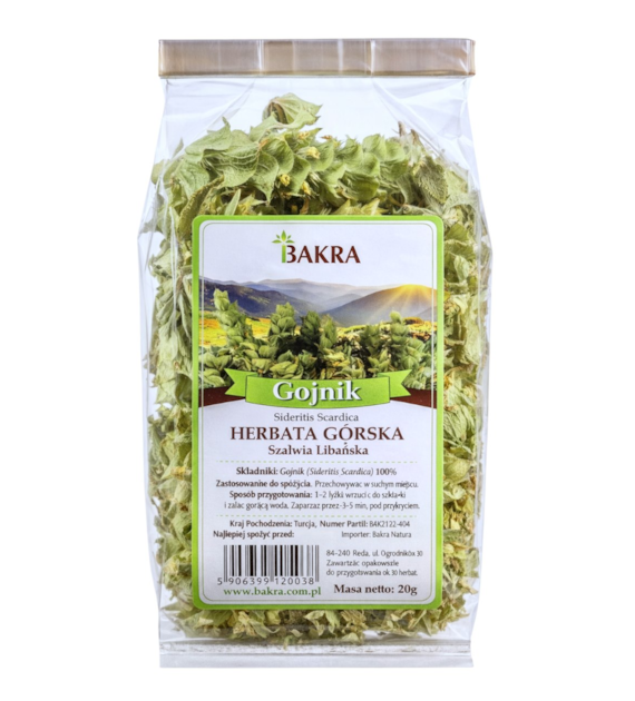 BAKRA Gojnik 20g - Herbata Górska (Szałwia Libańska)