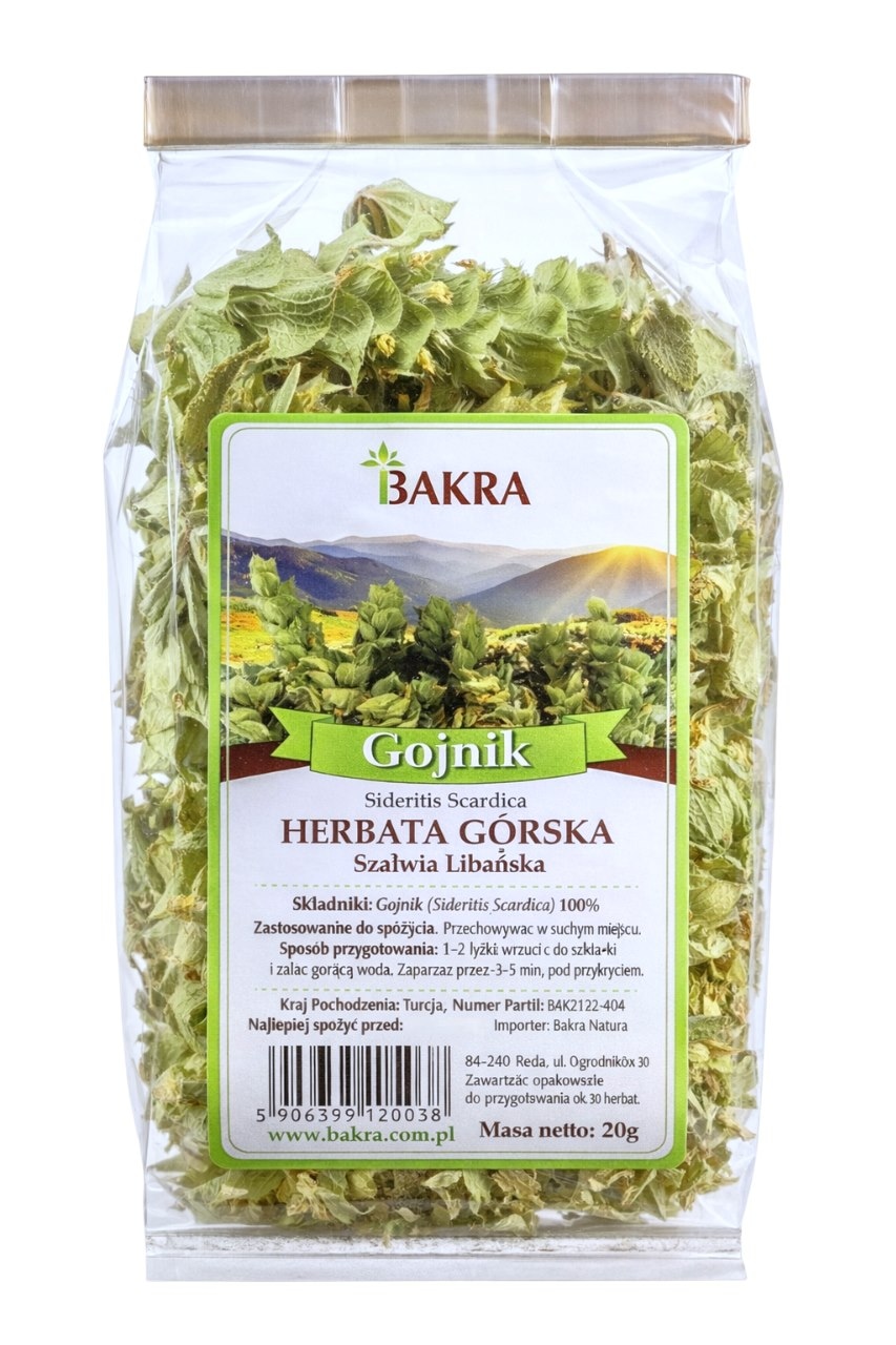 BAKRA Gojnik 20g - Herbata Górska (Szałwia Libańska)
