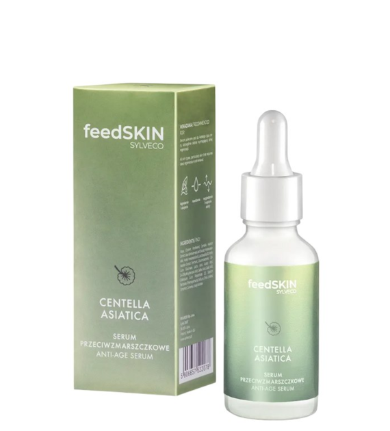 feedSKIN Serum przeciwzmarszczkowe Anti-Age z wąkrotą azjatycką 30ml SYLVECO