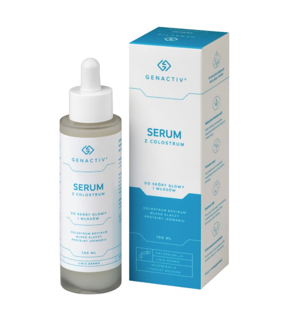 GENACTIV Serum z Colostrum do skóry głowy i włosów 100ml