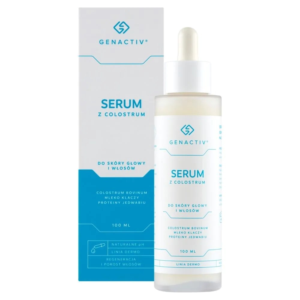 GENACTIV Serum z Colostrum do skóry głowy i włosów 100ml