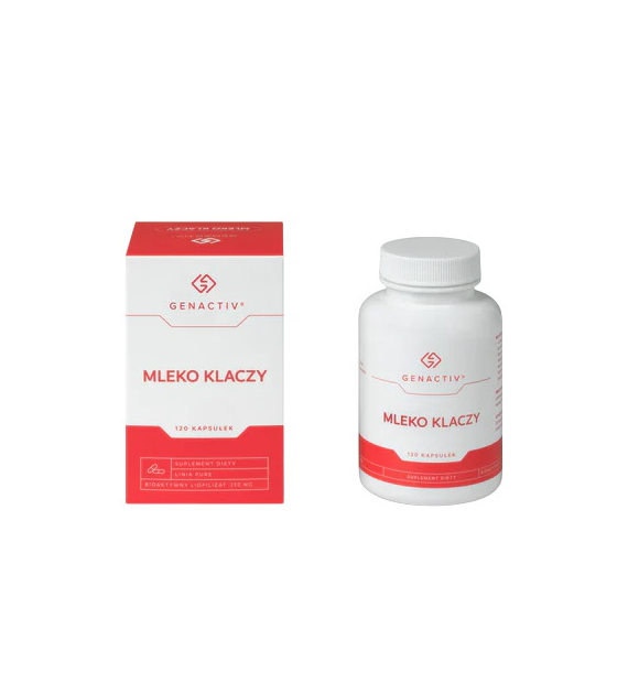 GENACTIV Mleko klaczy kapsułki 250mg, 120 kaps.