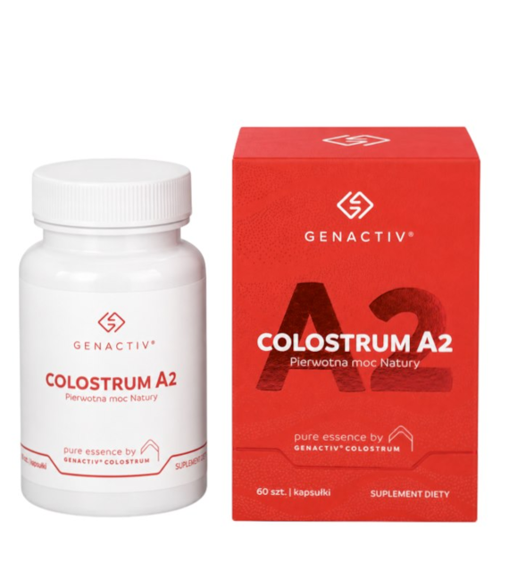 GENACTIV Colostrum A2 200mg, 60 kaps.