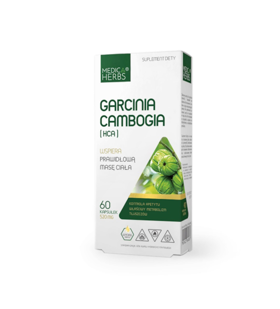 MEDICA HERBS Garcinia Cambogia (HCA) 520mg, 60 kaps.