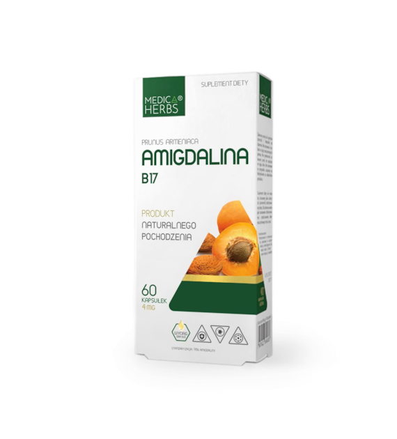 MEDICA HERBS Amigdalina B17 4mg, 60 kaps.