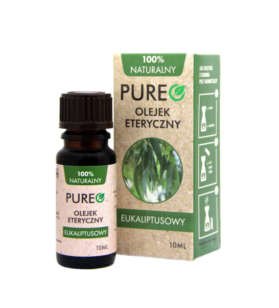 PUREO Naturalny olejek eteryczny Eukaliptusowy 10 ml