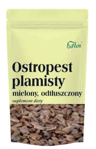 Ostropest plamisty mielony odtłuszczony 100g FLOS