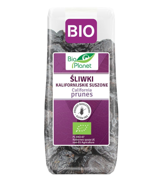 BIO PLANET Śliwki kalifornijskie bez pestek bezglutenowe BIO 200g