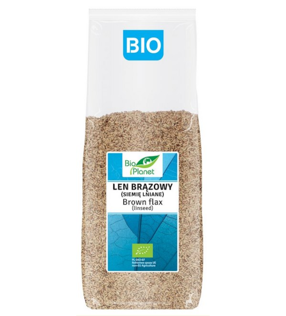 BIO PLANET Len brązowy (siemię lniane) BIO 1kg