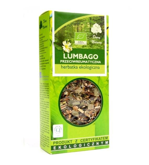 Herbatka Przeciwreumatyczna Lumbago BIO 50g DARY NATURY