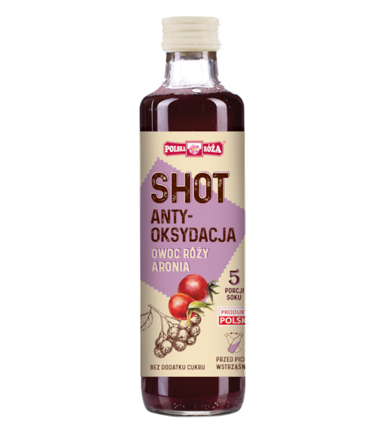 Shot antyoksydacja 250ml POLSKA RÓŻA