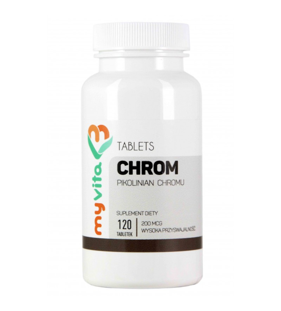 MyVita Chrom 200mcg, 120tabl. - pikolinian chromu
