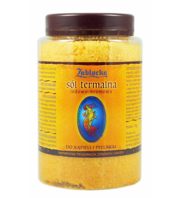 ZABŁOCKA Sól termalna jodowo-bromowa 1kg