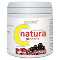 SANBIOS C natura proszek 180g - witamina C z owoców